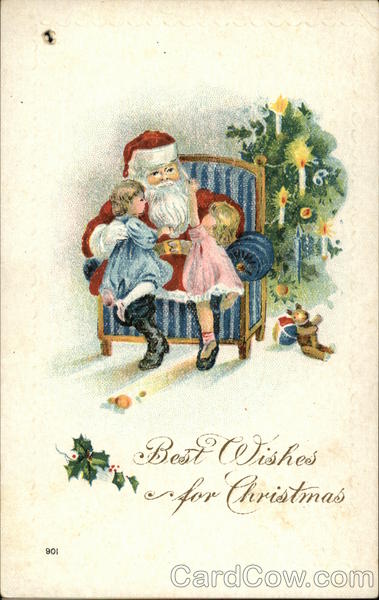 Best Wishes for Christmas Santa Claus