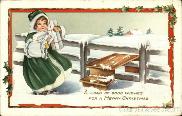 A Load of Good Wishes for a Merry Christmas Santa Claus
