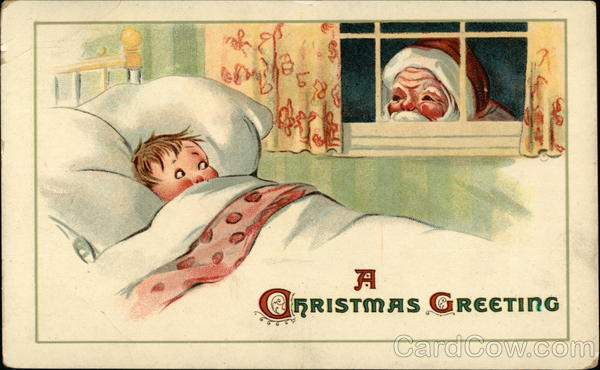 A Christmas Greeting Santa Claus