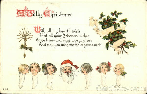 A Jolly Christmas, With all my Heart I Wish That all Your Christmas Wishes Come True