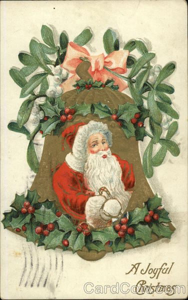 A Joyful Christmas with Santa and Holly Bell Santa Claus
