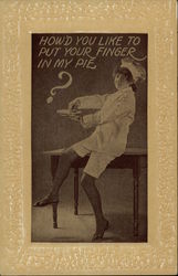How'd you Like to put Your Finger in my Pie? Postcard
