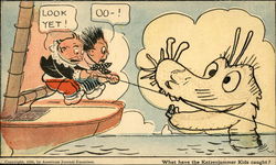 What Have the Katzenjammer Kids Caught? Frederick Burr Opper Postcard Postcard