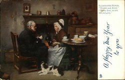 Illustrated Songs, Darby and Joan, Darby Dear, we are Old and Gray Postcard