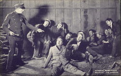 Herbert Rawlinson Beats up The Gangster Postcard