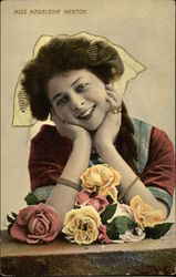 Miss Madeline Merton Postcard