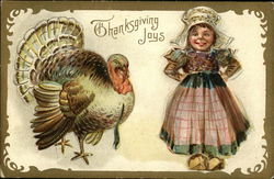 Thanksgiving Joys with Dutch Girl and Turkey Thanksgiving Joys with Dutch Girl and Turkey
