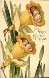 A Happy Easter to You Postcard