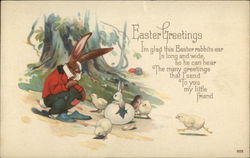Easter Greetings, I'm Glad this Easter Rabbits ear is Long and Wide so he can Hear Easter Greetings, I'm Glad this Easter Rabbits ear is Long and Wide so he can Hear