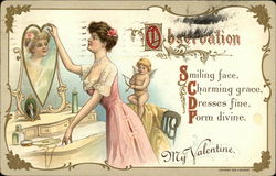 To My Valentine Cupid Postcard Postcard