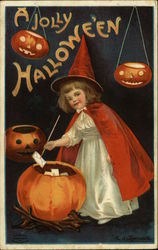 Jolly Hallowe'en Ellen Clapsaddle Postcard Postcard