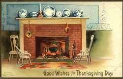 Good Wishes for Thanksgiving Day Postcard