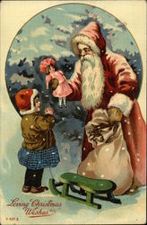 Loving Christmas Wishes Postcard