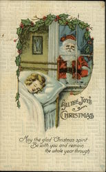All the Joys of Christmas May the Glad Christmas Spirit be With you and Remain Postcard