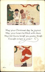 May your Christmas Day be Joyous May Your Heart be Filled with Cheer Postcard