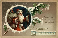 A Merry Christmas, The Merry Heart That Keeps Afar All Care be Yours This Christmas Postcard