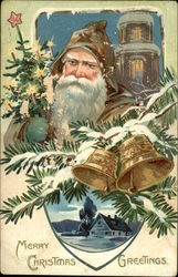 Merry Christmas Greetings Postcard