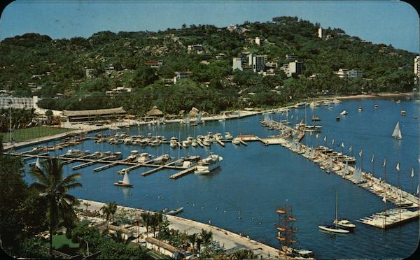 Yacht Club in Acapulco Bay Mexico