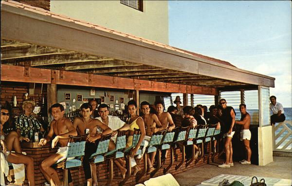 The Castaways - Ocean Front Bar Miami Beach Florida