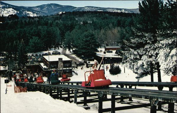 Mt. Cranmore Skimobile, Looking Down to Base Station North Conway New Hampshire