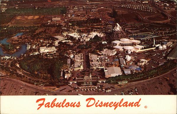 Aerial View of Disneyland