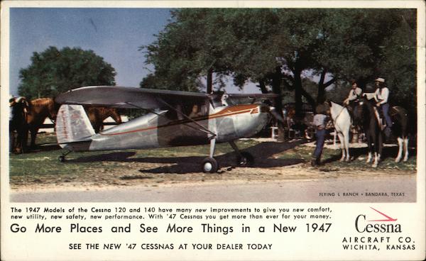 Cessna Aircraft Co., Cessna 120 and 140 Wichita Kansas