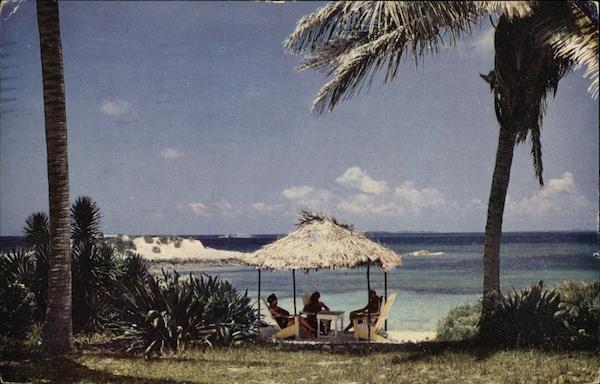 Honeymood Hut, Paradise Beach Nassau Bahamas Caribbean Islands