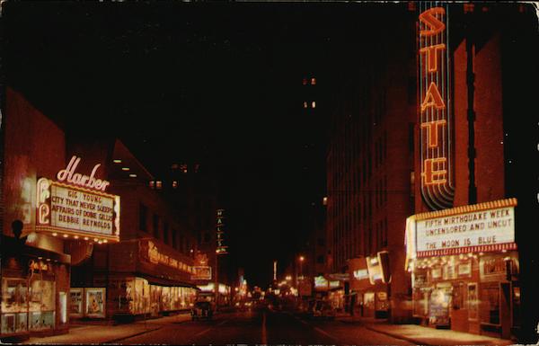 Robinson Street at Night Oklahoma City