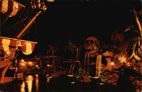 Disneyland - Pirate's Cove at Night