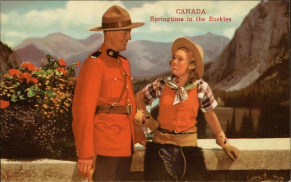 Canada, Springtime in the Rockies RCMP Police