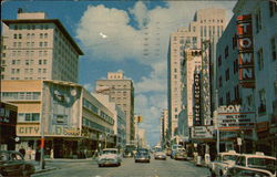 Flagler Street, Looking West Miami, FL Postcard Postcard