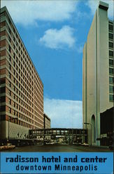 Radisson Hotel and Center Minneapolis, MN Postcard Postcard