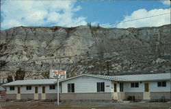 Dietz's Motel in Historic Medora Postcard