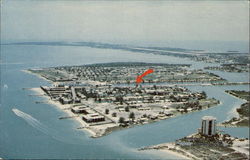 Sarah's Island Realty on the Key Colony Beach Causeway Florida Postcard Postcard