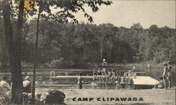 Camp Clipawaga Postcard