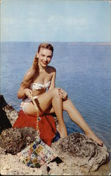 Interesting Formations of Many Kinds may be Found at the Seashore Postcard