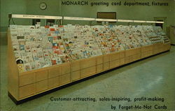 Monarch Greeting Card Department Fixtures Postcard