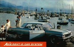 Avis Rent-a-Car System Cars Postcard Postcard