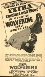 Wolverine Shell Horsehide Work Shoes Postcard