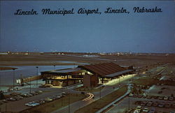 Lincoln Municipal Airport Nebraska Postcard Postcard