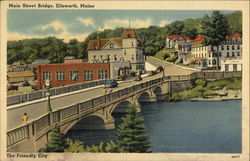 Main Street Bridge Postcard