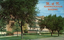 University of Nebraska - Administration Building Lincoln, NE Postcard 