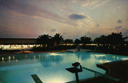 Beautiful Night at the Grand Bahama Hotel a Jack Tar Resort Bahamas Caribbean Islands Postcard Postcard