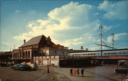 North Philadelphia Pennsylvania Railroad Station Postcard Postcard