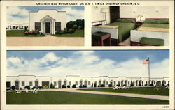 Chesterfield Motor Court Postcard