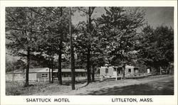 Shattuck Motel Littleton, MA Postcard Postcard