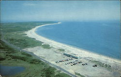 Crescent Beach Block Island, RI Postcard Postcard