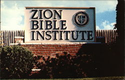Zion Bible Institute East Providence, RI Postcard Postcard