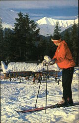 Skiers Paradise at Alyeska Postcard