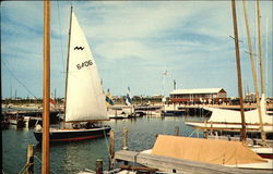 Setting Out Under Full Sail Dewey Beach, DE Postcard Postcard